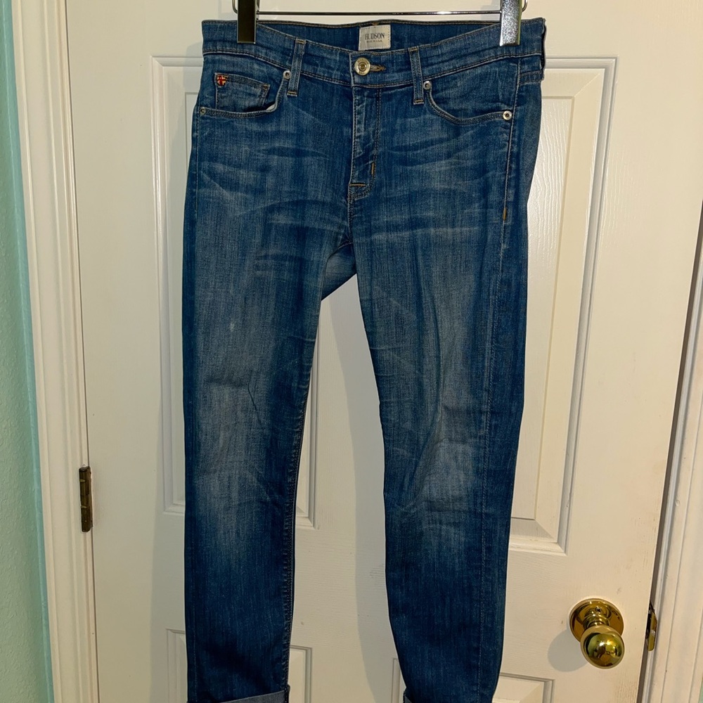 Hudson's skinny capri jeans